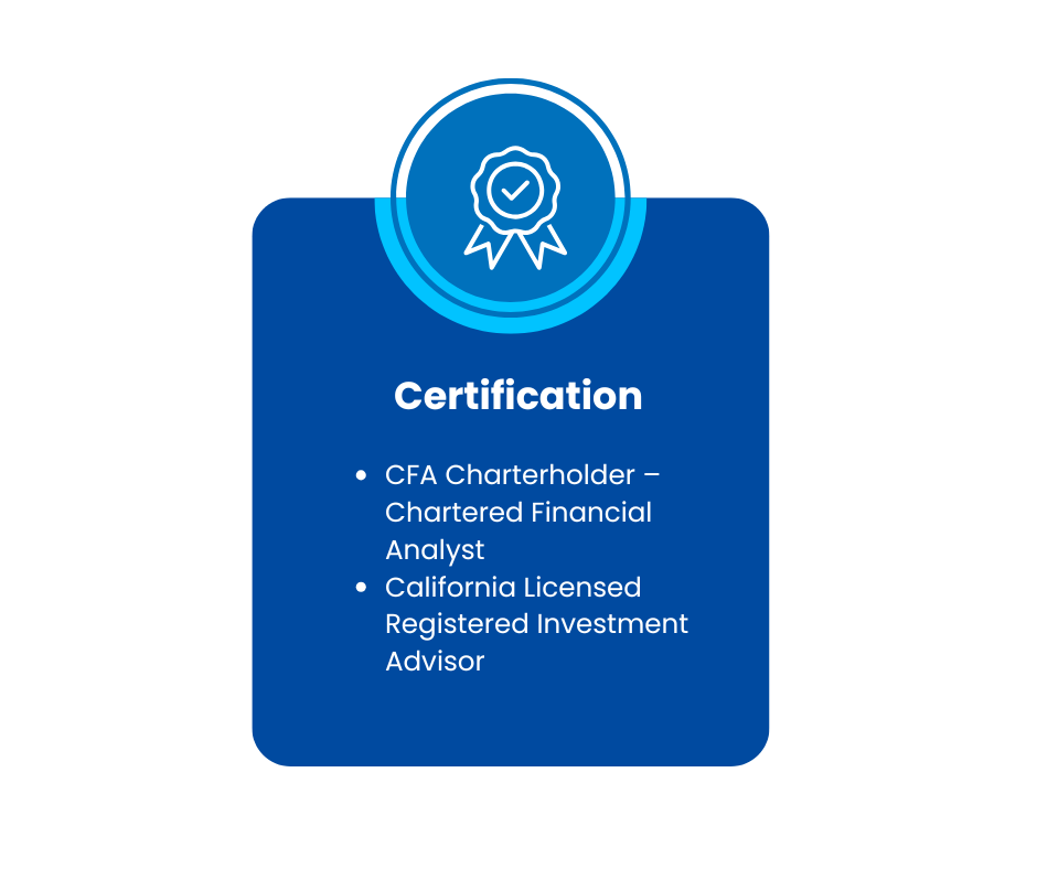 CFA charterholder certification badge for Chartered Financial Analyst