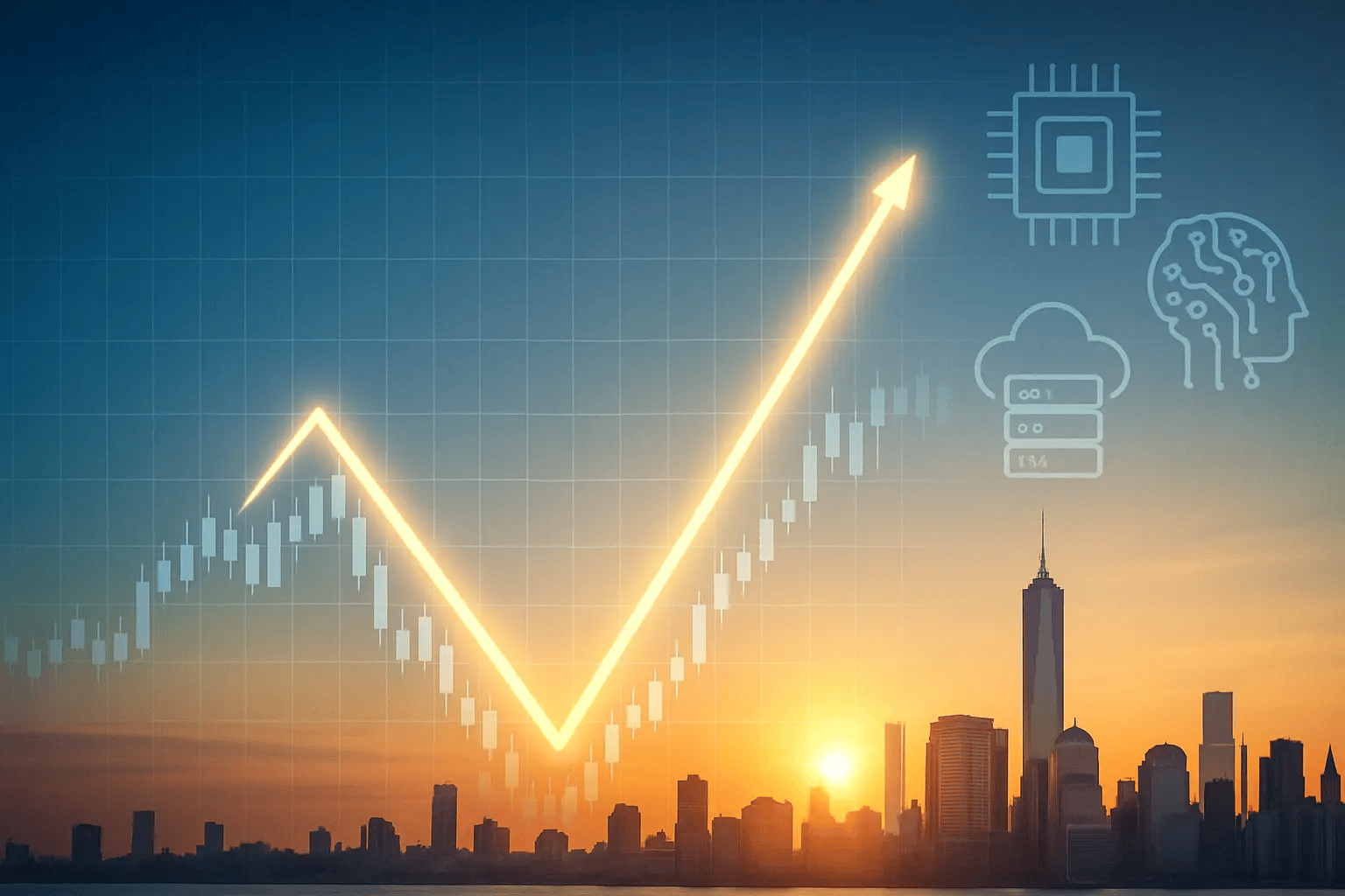 stock v shaped graph