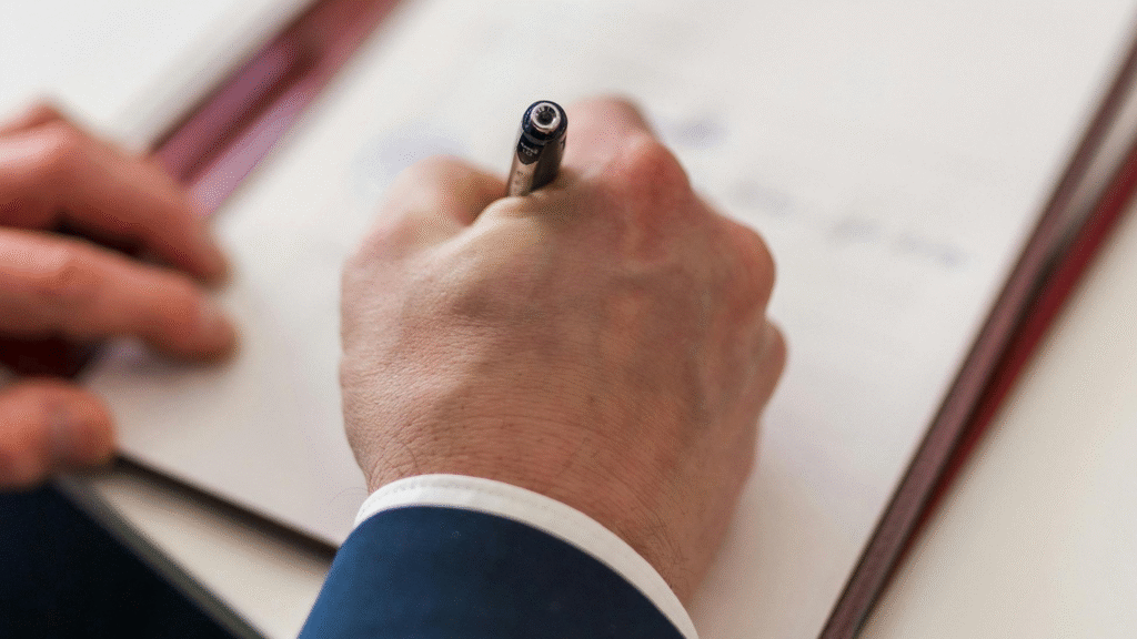 Signing estate planning and succession documents for legacy protection
