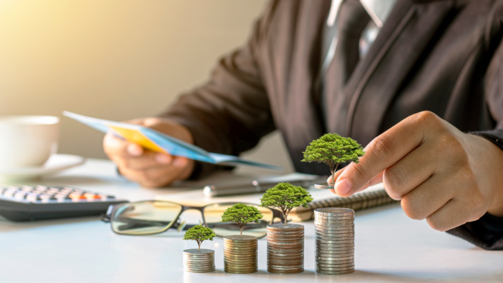 Financial planning for seniors over 70 with growing retirement savings concept