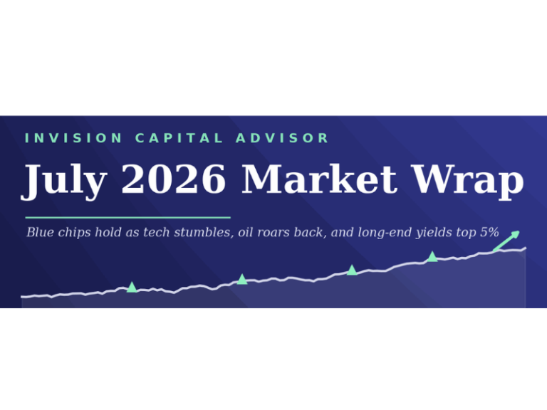 July Market Wrap – Blue Chips Hold as Tech and Bonds Wobble