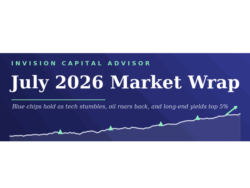 July Market Wrap – Blue Chips Hold as Tech and Bonds Wobble
